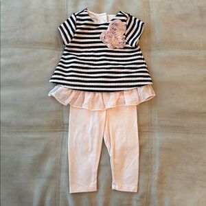 Toddler’s marmellata Rose Themed Matching Set Size 12M